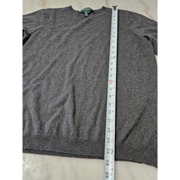 Lauren Ralph Lauren Sweater Woman 2X Pullover Gray Sweater Lightweight - Picture 4 of 9